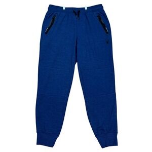 Spyder Active Joggers Mens Large Blue ProWEB‎ Zipper Pockets Tapered Sweatpants